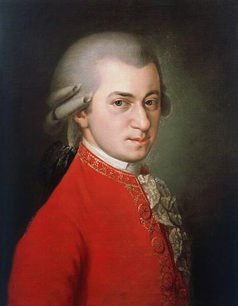 Portrait von Mozart